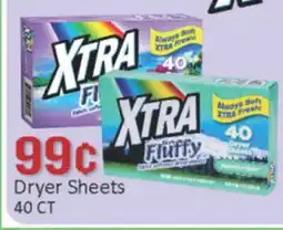General Discount XTRA DRYER SHEETS offer