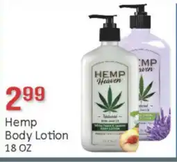 General Discount Hemp Body Lotion offer