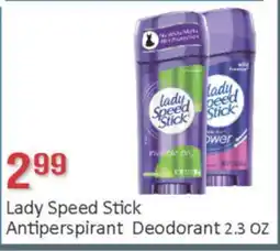 General Discount Lady Speed Stick Antiperspirant Deodorant offer
