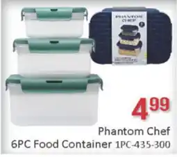 General Discount Phantom Chef 6PC Food Container offer