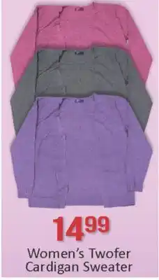 General Discount Women's Twofer Cardigan Sweater offer