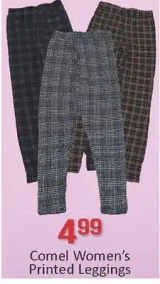 General Discount Comel Women's Printed Leggings offer