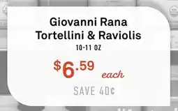 Standard Market Giovanni Rana Tortellini & Raviolis offer