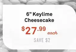 Standard Market 6 Keylime Cheesecake offer