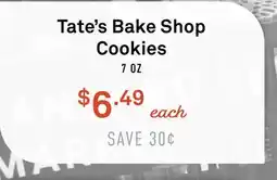 Standard Market Tate's Bake Shop Cookies offer