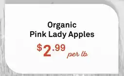 Standard Market Organic Pink Lady Apples offer