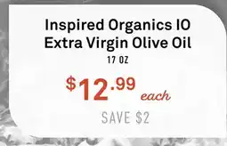 Standard Market Inspired Organics IO Extra Virgin Olive Oil offer