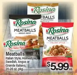 Angelo Caputo's Fresh Market Meatballs offer