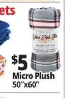 Ocean State Job Lot Micro Plush offer
