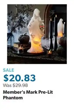 Sam's Club Member's Mark Pre-Lit Phantom offer