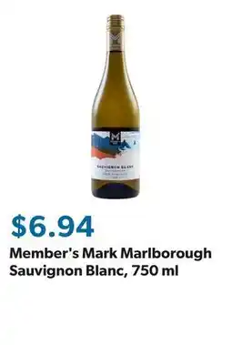 Sam's Club Member's Mark Marlborough Sauvignon Blanc offer