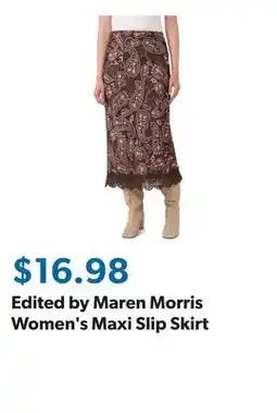 Sam's Club Edited by Maren Morris Women's Maxi Slip Skirt offer