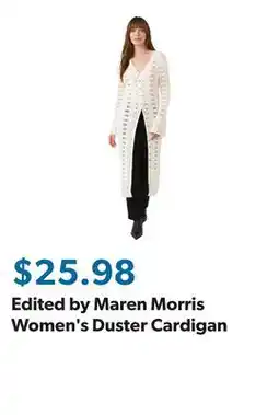 Sam's Club Edited by Maren Morris Women's Duster Cardigan offer