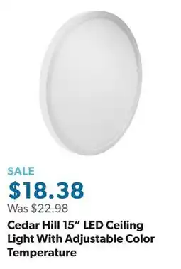 Sam's Club Cedar Hill 15 LED Ceiling Light With Adjustable Color Temperature offer