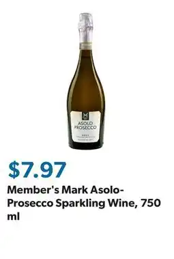 Sam's Club Member's Mark Asolo-Prosecco Sparkling Wine offer