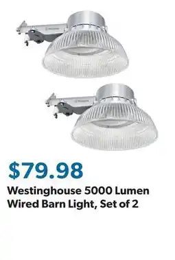 Sam's Club Westinghouse 5000 Lumen Wired Barn Light, Set of 2 offer