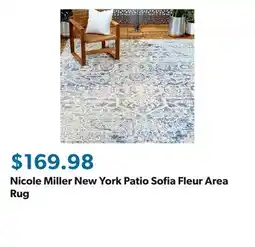 Sam's Club Nicole Miller New York Patio Sofia Fleur Area Rug offer