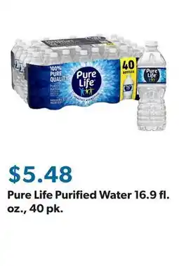 Sam's Club Pure Life Purified Water 16.9 fl. oz., 40 pk offer