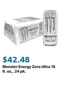 Sam's Club Monster Energy Zero Ultra 16 fl. oz., 24 pk offer