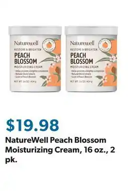 Sam's Club NatureWell Peach Blossom Moisturizing Cream, 16 oz., 2 pk offer