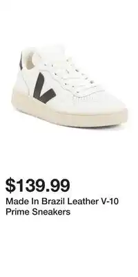 TJ Maxx Made In Brazil Leather V-10 Prime Sneakers offer