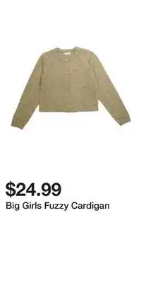 TJ Maxx Big Girls Fuzzy Cardigan offer