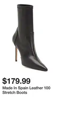 TJ Maxx Made In Spain Leather 100 Stretch Boots offer