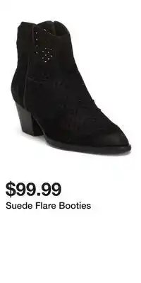 TJ Maxx Suede Flare Booties offer