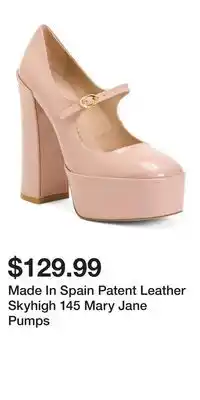 TJ Maxx Made In Spain Patent Leather Skyhigh 145 Mary Jane Pumps offer