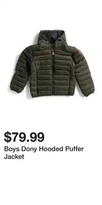 TJ Maxx Boys Dony Hooded Puffer Jacket offer