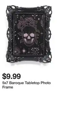 TJ Maxx 5x7 Baroque Tabletop Photo Frame offer