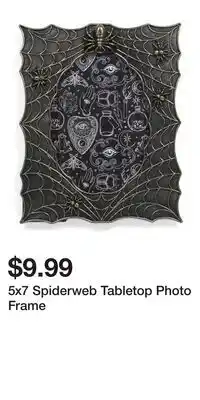TJ Maxx 5x7 Spiderweb Tabletop Photo Frame offer