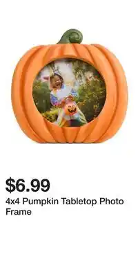 TJ Maxx 4x4 Pumpkin Tabletop Photo Frame offer