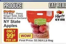 Key Food NY State Apples offer