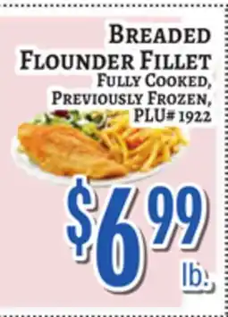 Trade Fair Supermarket BREADED FLOUNDER FILLET offer
