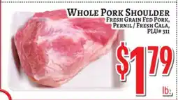 Trade Fair Supermarket WHOLE PORK SHOULDER offer