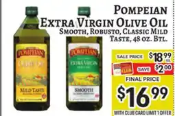 Trade Fair Supermarket POMPEIAN Extra Virgin Olive Oil offer