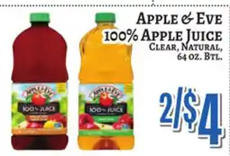 Trade Fair Supermarket APPLE & EVE 100% APPLE JUICE offer