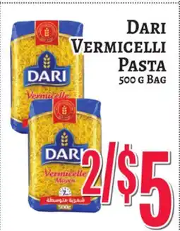 Trade Fair Supermarket DARI VERMICELLI PASTA offer