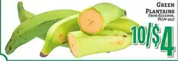Trade Fair Supermarket GREEN PLANTAINS FROM ECUADOR, PLU# 4237 offer