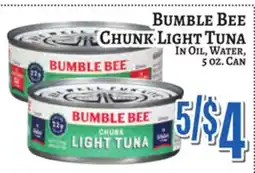 Trade Fair Supermarket BUMBLE BEE CHUNK LIGHT TUNA offer