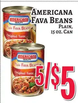 Trade Fair Supermarket AMERICANA FAVA BEANS offer