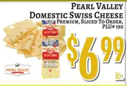 Trade Fair Supermarket PEARL VALLEY DOMESTIC SWISS CHEESE offer