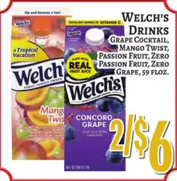 Trade Fair Supermarket WELCH'S DRINKS offer
