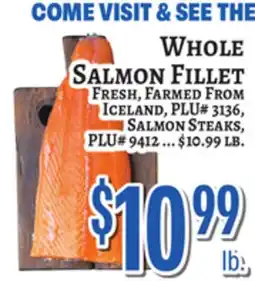 Trade Fair Supermarket WHOLE SALMON FILLET offer