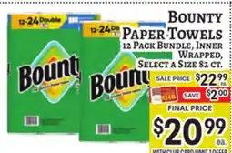 Trade Fair Supermarket BOUNTY PAPER TOWELS offer