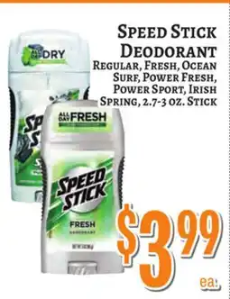 Trade Fair Supermarket SPEED STICK DEODORANT offer