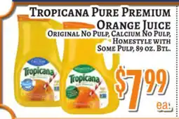 Trade Fair Supermarket TROPICANA PURE PREMIUM Orange Juice offer