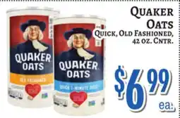 Trade Fair Supermarket QUAKER OATS offer