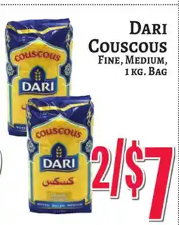 Trade Fair Supermarket DARI COUSCOUS offer